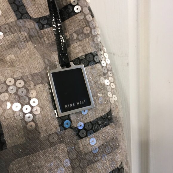 Nine West Sequin Tote Bag - Picture 2 of 11